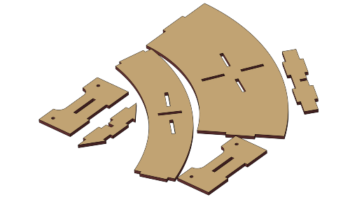 Bausatz Kurve